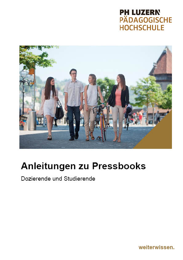 Cover image for Anleitungen zu Pressbooks