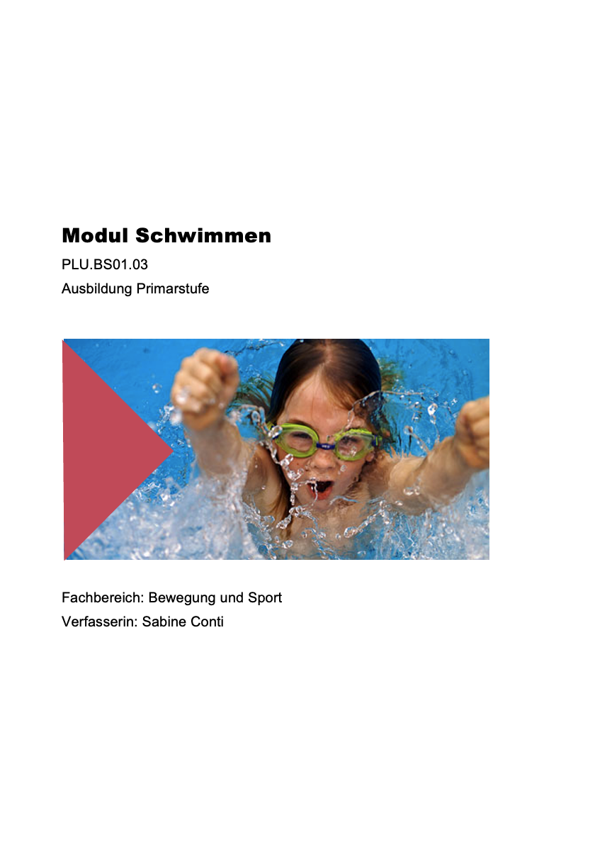 Cover image for Skript BS01.03 Schwimmen PS