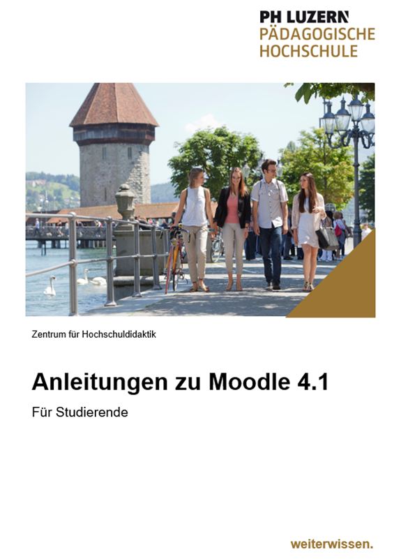 Titelbild für Moodle 4.1 für Studierende